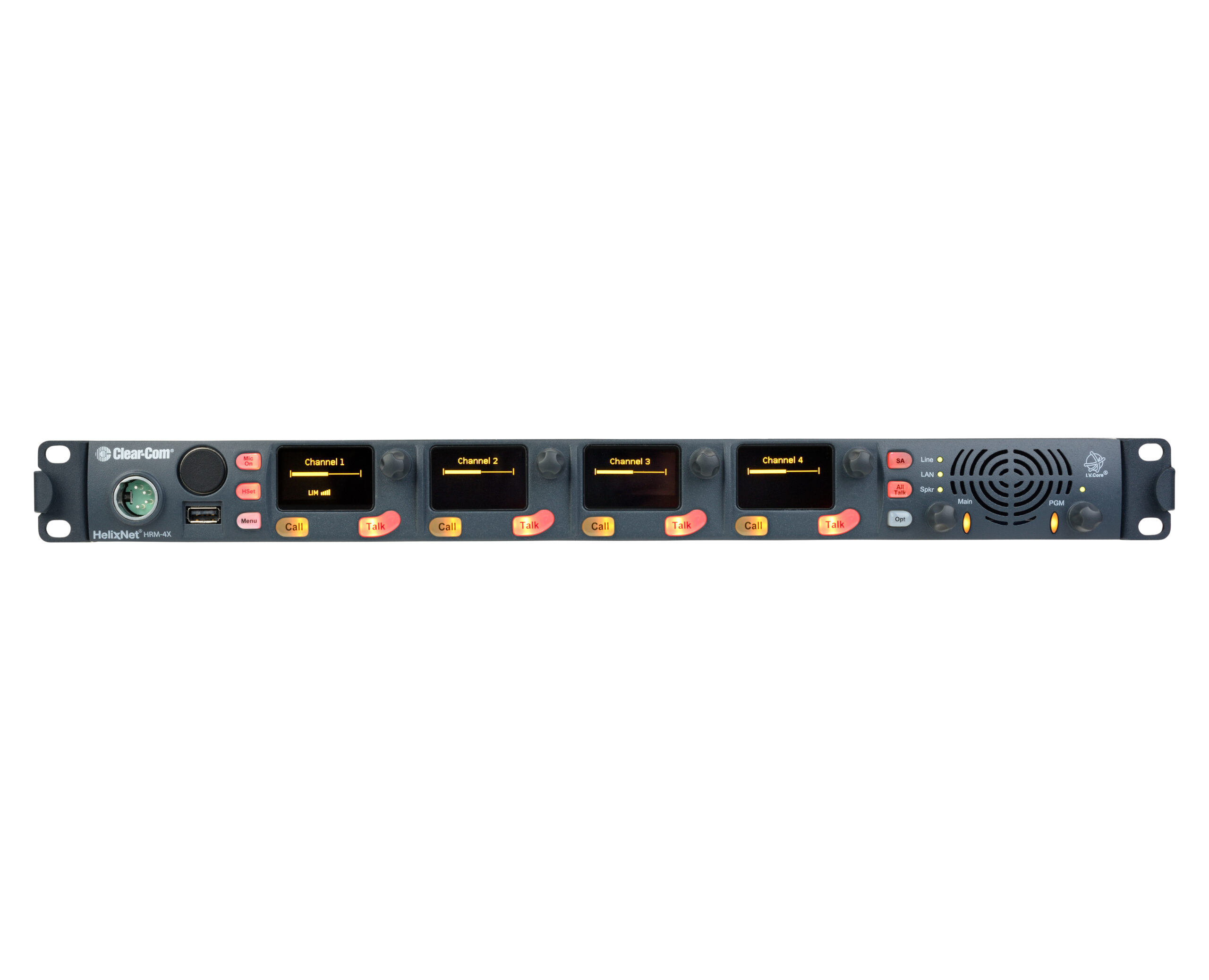Clear-Com HelixNet 4 CH HRM-4X Remote Panel