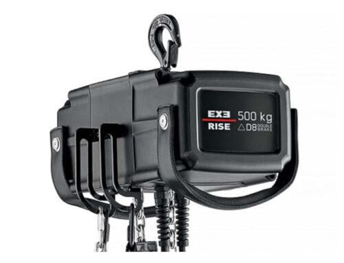 EXE Rise 500kg D8+ 8:1 Hoist – 25M Chain (LV Control)